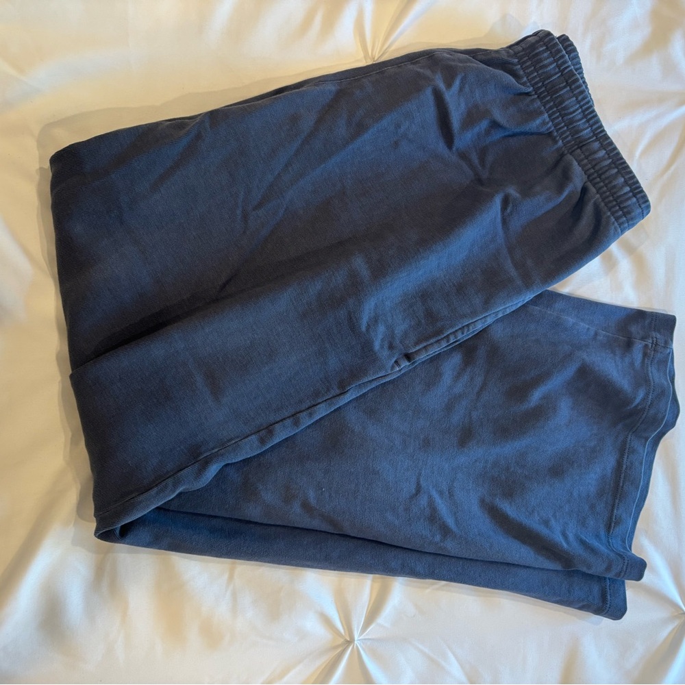 Brandy Melville navy wide leg sweatpants (size fits all)